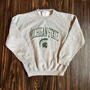 Vintage Michigan State Champion Crewneck. youth 10-12 Fall Football